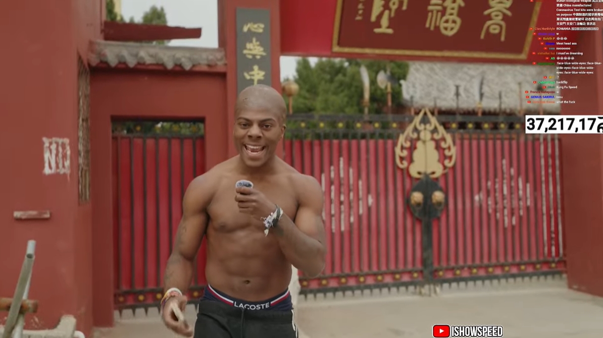 光頭造型！Speed中國行來到鄭州少林寺，上香拜佛學(xué)功夫